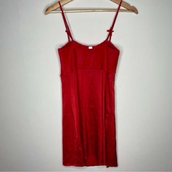 NWT For Love & Lemons x Victoria’s Secret Beautiful Red Slip Dress size M - Picture 4 of 11